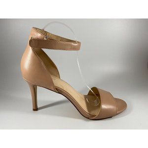 Nine West High Heel Shoes, Size 10M, Ankle Strap, Beige